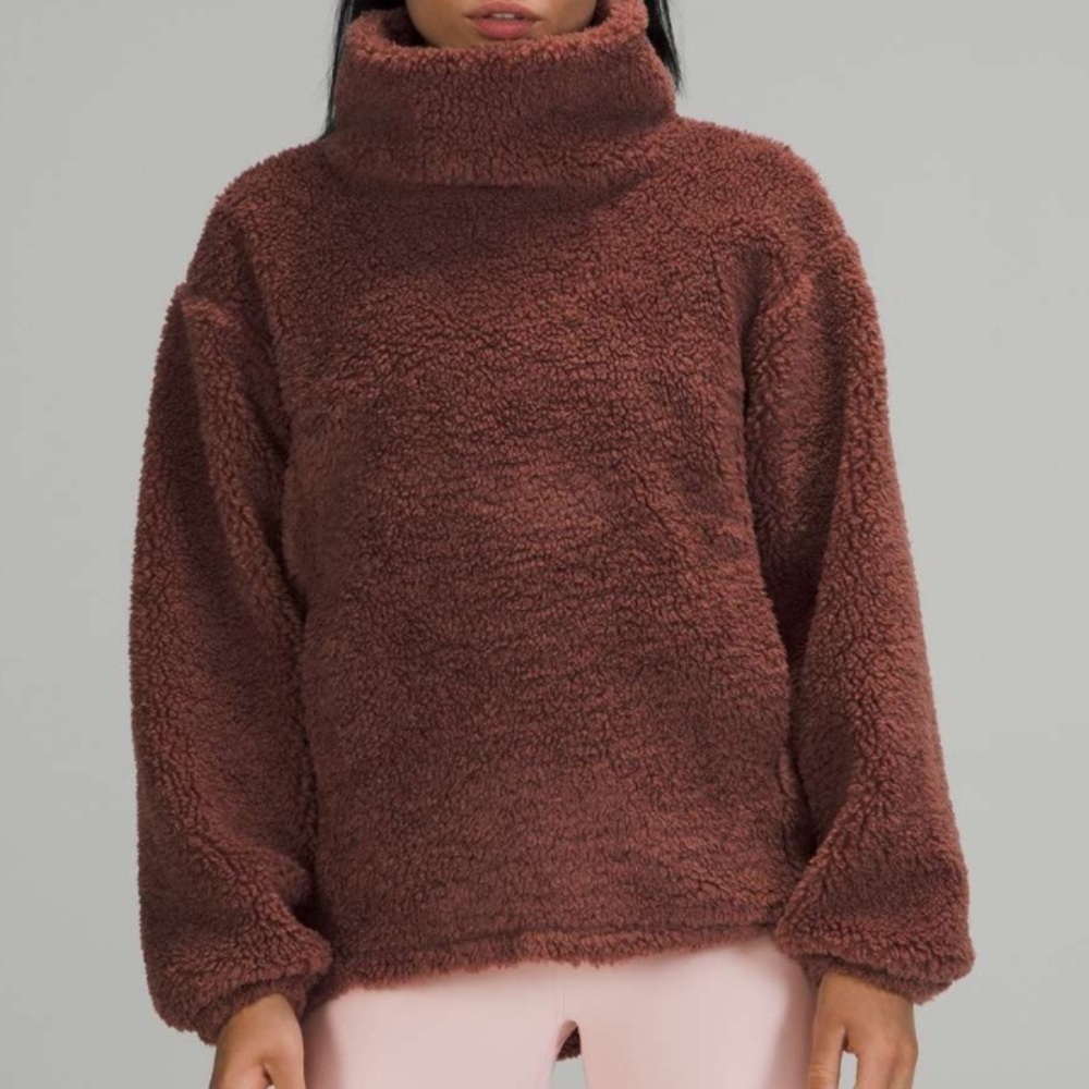 Lululemon Warmth Restore Long Pullover Smoky Topaz